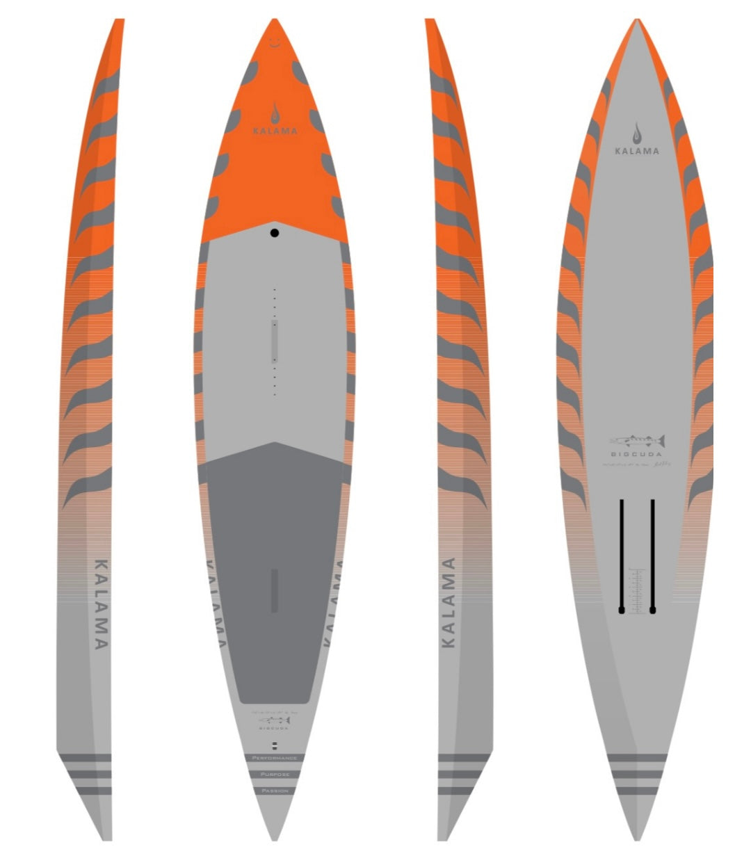 V2 BARRACUDA - BIG CUDA - DOWNWIND FOIL BOARD