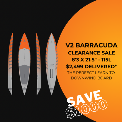 V2 BARRACUDA - BIG CUDA - DOWNWIND FOIL BOARD